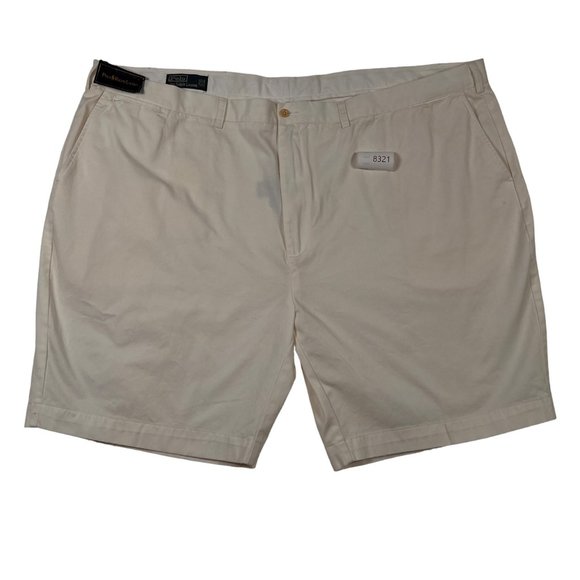 NWT Polo by Ralph Lauren Shorts Men's Big & Tall Slash Pocket Chinos White 56B - Picture 13 of 13